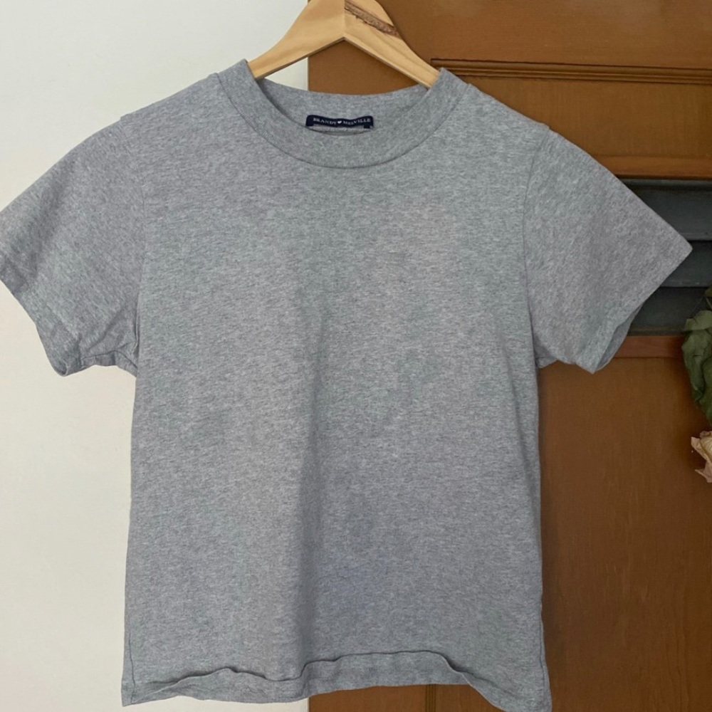 Brandy Melville grey baby tee / t-shirt